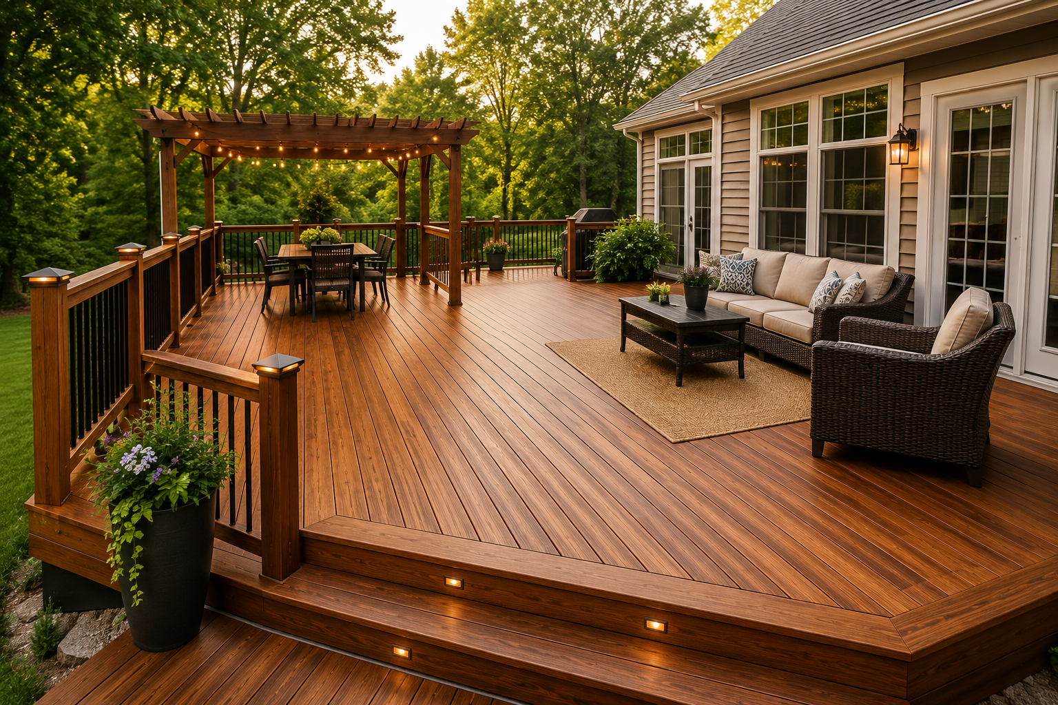 Custom deck building in Wake Forest and North Raleigh NC