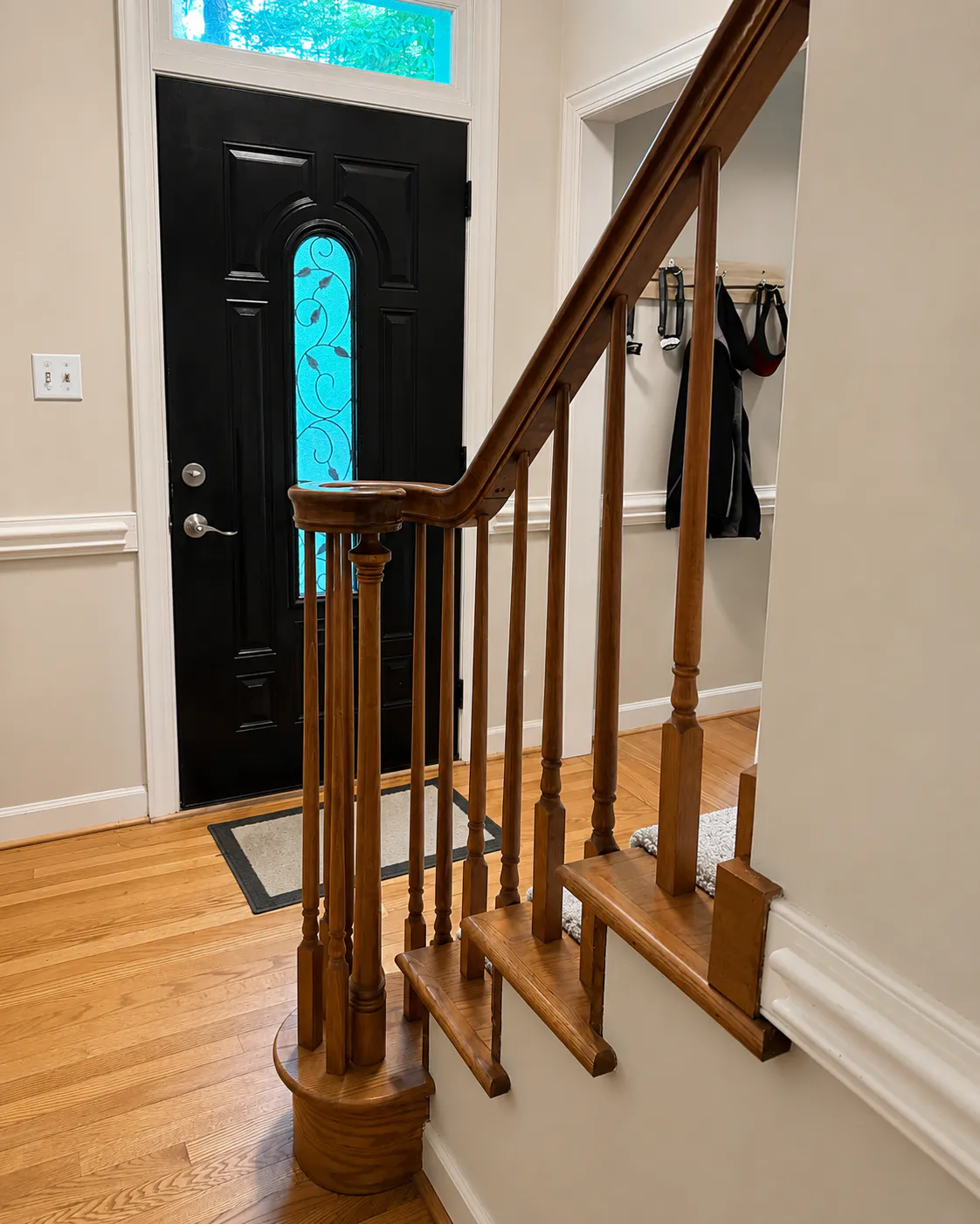 Before - outdated interior